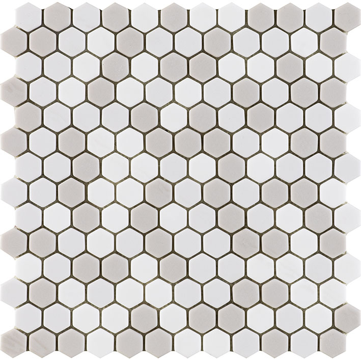 GLAZE HEXAGON BEIGES MATT мозаика 30,2х30,06 см.