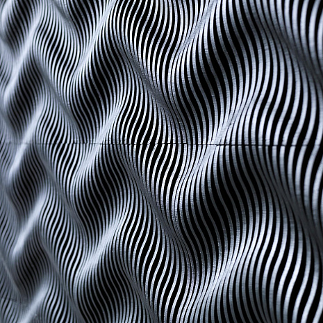 SKYLINE WAVE DARK мозаика 30x31,2x3,5 см